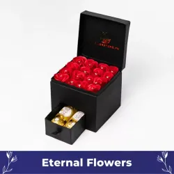 BRIGHT RED ETERNAL LOVE BOX